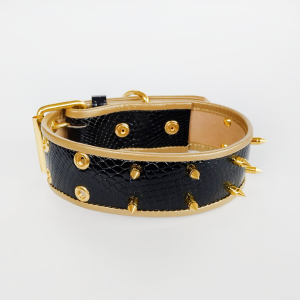COLLAR NEGRO DORADO