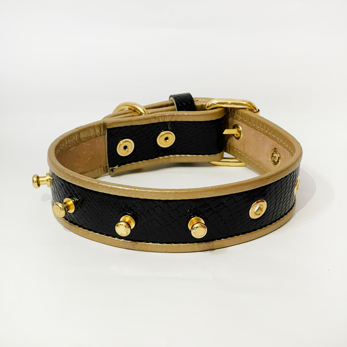 COLLAR NEGRO DORADO - Imagen 3